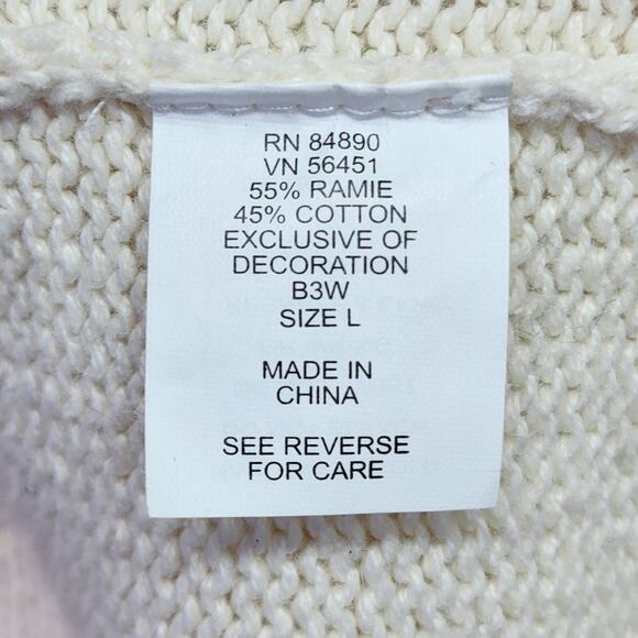 Haband! Sweater XLARGE ? Embroidered Button Up Cardigan Cottage Core Country MOM - Picture 12 of 16